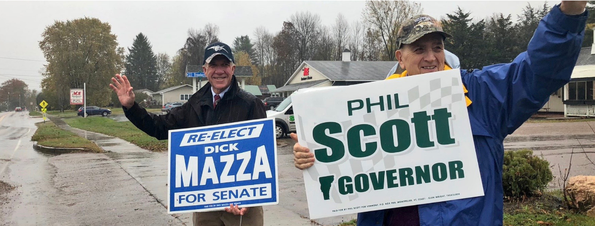 Dick Mazza and Phil Scott